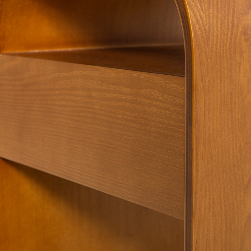 WOOOD-collectie Momo Bedside Table, Wood, Brown [FSC]