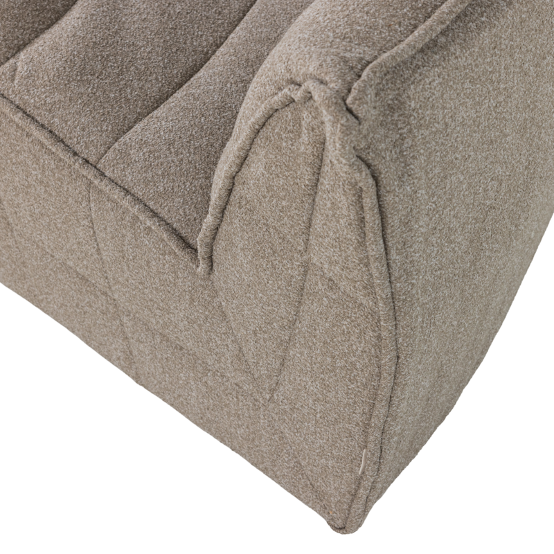 vtwonen-collectie Cluster Hoekelement Boucle Khaki Bruin