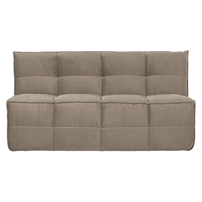 vtwonen-collectie Cluster Eetbankje Met Rugleuning Velvet Warm Taupe