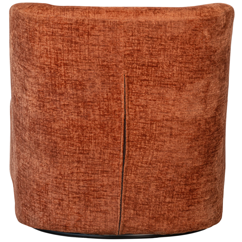 WOOOD-collectie Atty Draaifauteuil Velvet Oranje