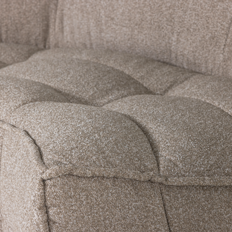 vtwonen-collectie Cluster Hoekelement Boucle Khaki Bruin