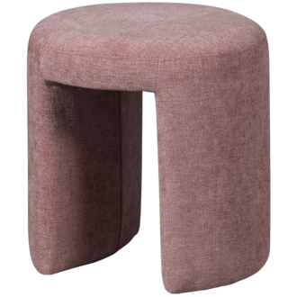 WOOOD Charlie Gestoffeerde Kruk Blush (Set Of 2)