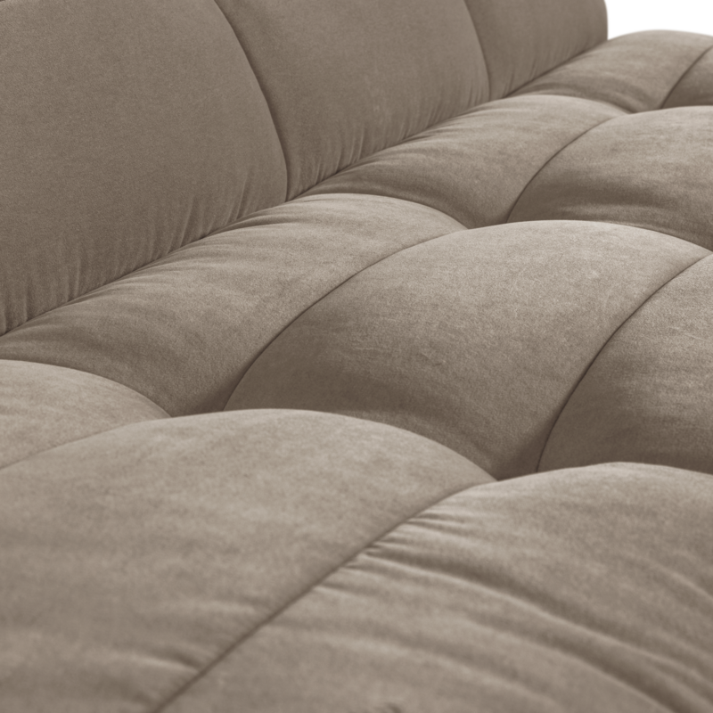 vtwonen-collectie Cluster Eetbankje Met Rugleuning Velvet Warm Taupe