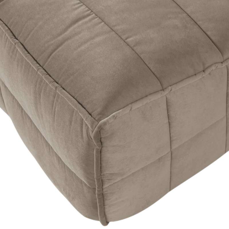vtwonen-collectie Cluster Eetbankje Met Rugleuning Velvet Warm Taupe
