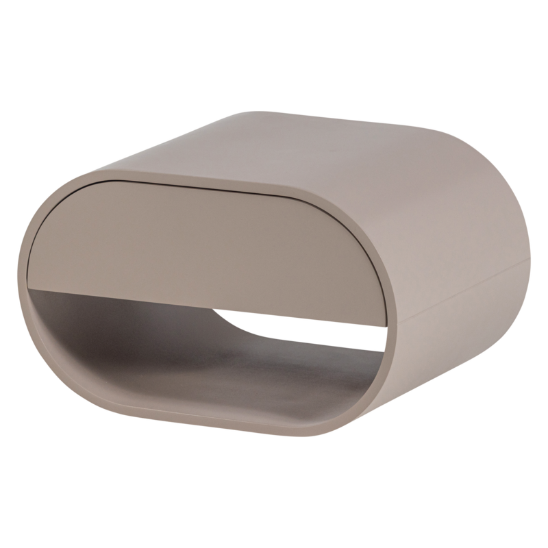 WOOOD-collectie Momo Hangend Ladekast/Nachtkastje Hout Zand [Fsc]