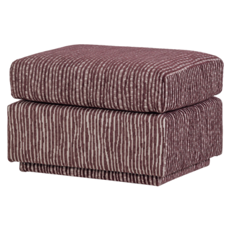 WOOOD Lou Hocker Met Dessin Bordeauxrood [Fsc]