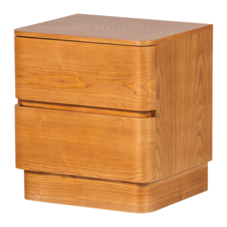 WOOOD Fejo Chest of Drawers/Bedside Table 2 Drawers MDF Brown [FSC]