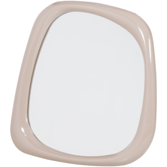 WOOOD Norea Spiegel 90X90 Cm Hout Hoogglans Zand [Fsc]