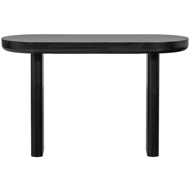 WOOOD-collectie Mael Desk/Side Table Black Veneer
