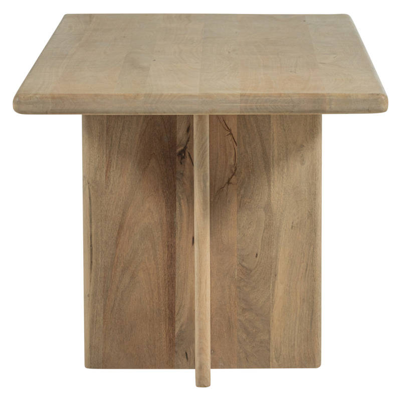 WOOOD-collectie Ato Natural Mango Wood Dining Table 220x90cm