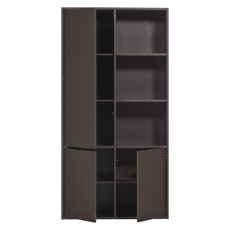 WOOOD-collectie Meggy Opbergkast Links 108 Cm Grenen Middenbruin [Fsc]