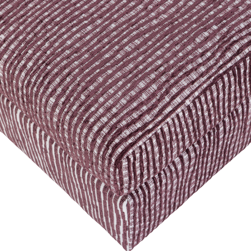 WOOOD-collectie Lou Stool with Bordeaux Red Pattern [FSC]