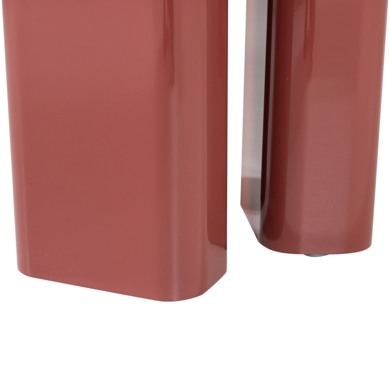 WOOOD-collectie Orivo Bijzettafel Hout Hoogglans Roodroze [Fsc]