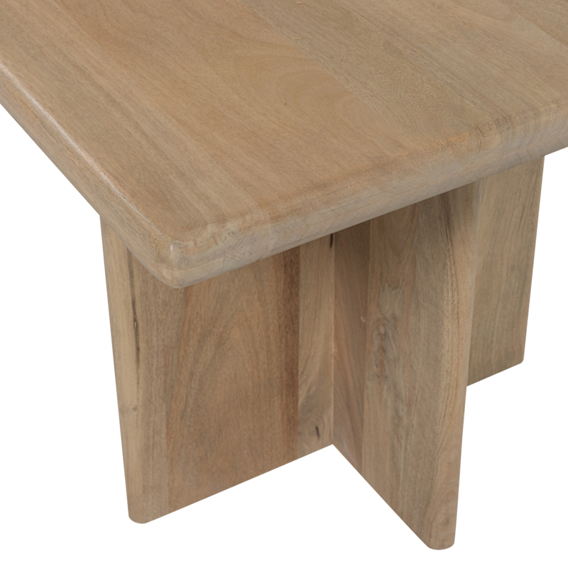 WOOOD-collectie Ato Natural Mango Wood Dining Table 220x90cm