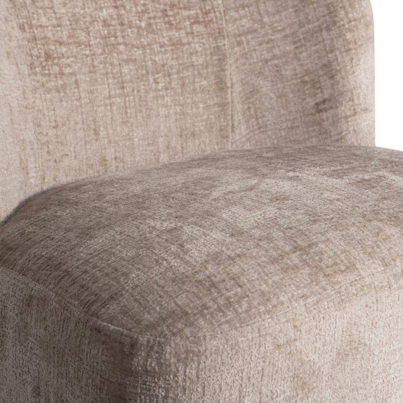WOOOD-collectie Atty Draaifauteuil Velvet Zand