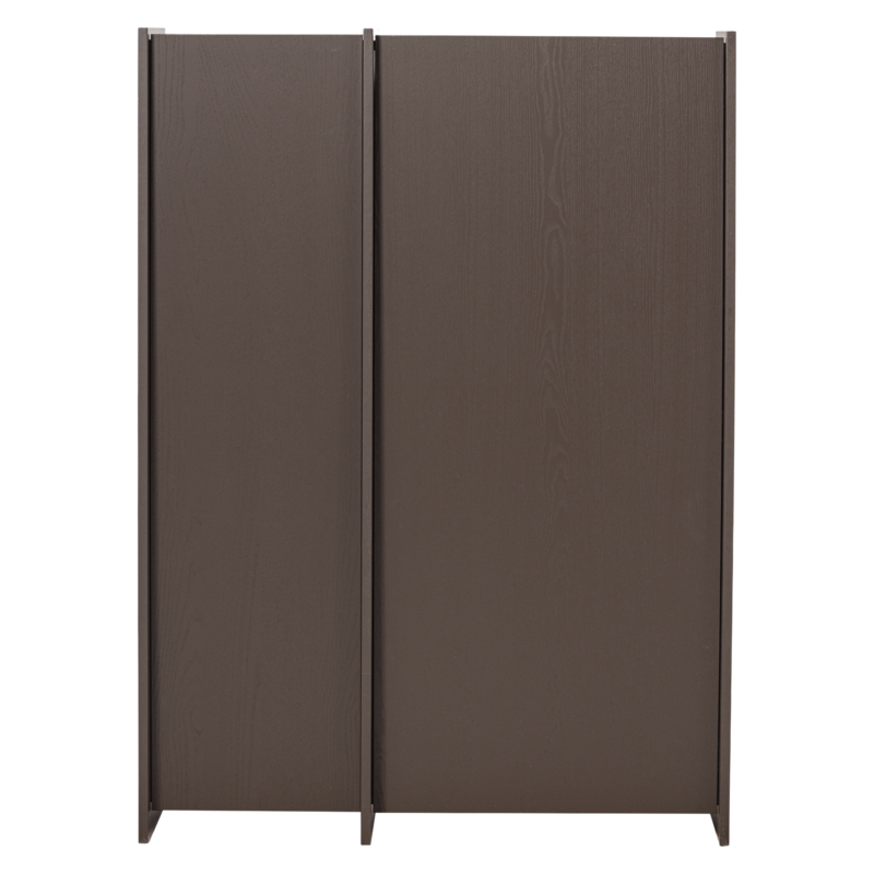 WOOOD-collectie Brock 2-Deurs Kast Essen Fineer Middenbruin [Fsc]