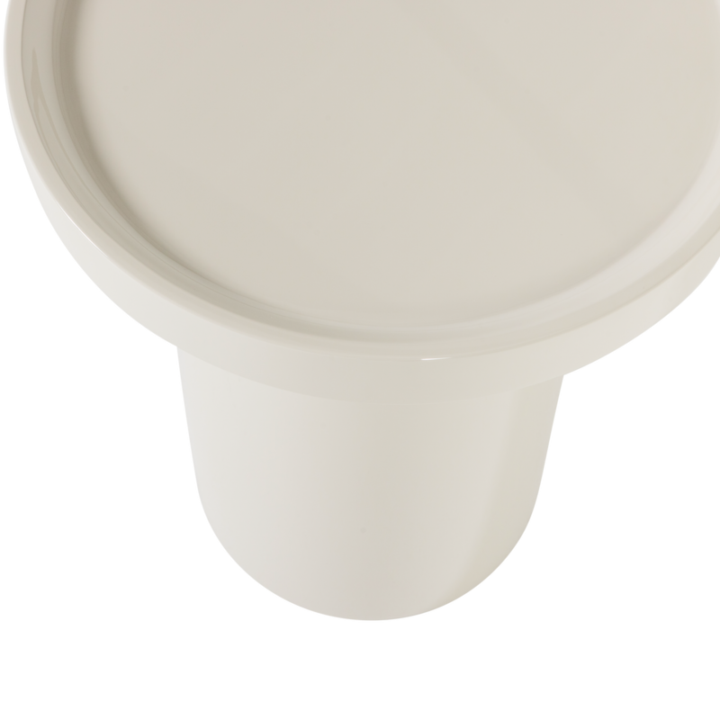 WOOOD-collectie Veluna Side Table 51x40cm Wood High-Gloss Sand [FSC]