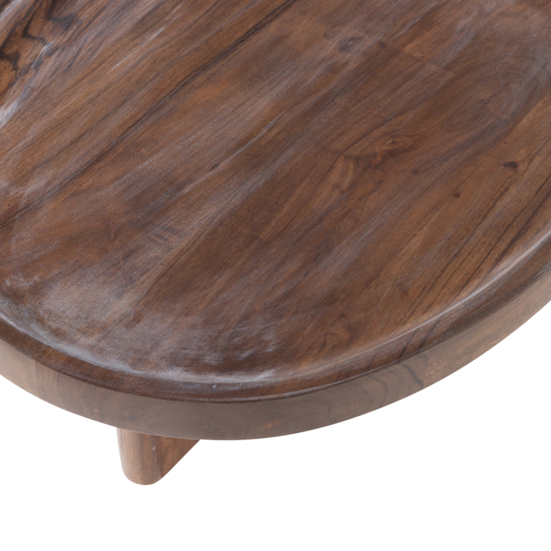 WOOOD-collectie Naro Dienbladtafel Acaciahout Bruin (Set Of 4)