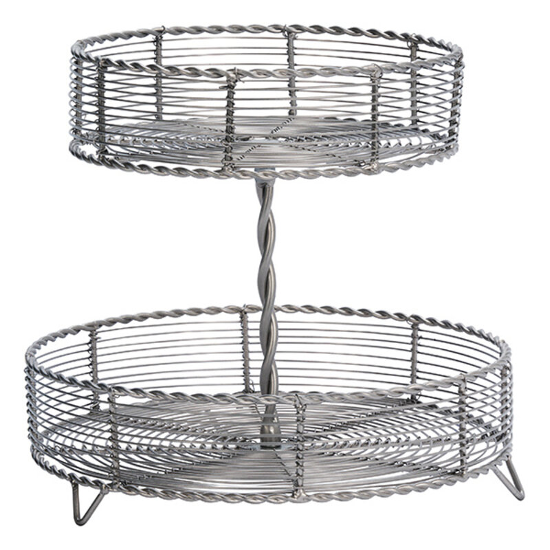 Madam Stoltz-collectie Iron wire etagere Steel