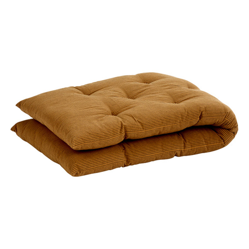 Madam Stoltz-collectie Bedrukt katoenen matras Suikeramandel, zwart