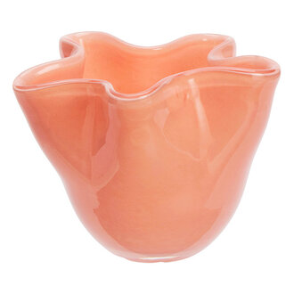 Madam Stoltz Glazen vaas koraalroze