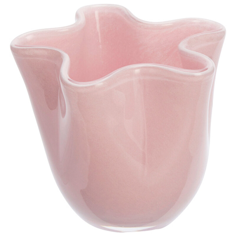 Madam Stoltz-collectie Glazen vaas roze