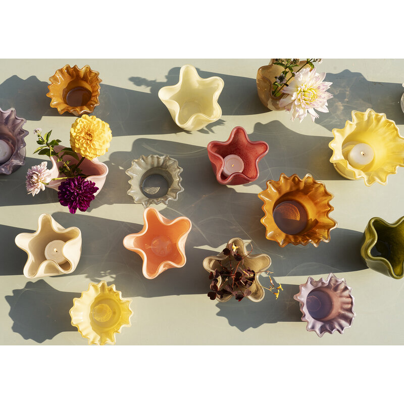 Madam Stoltz-collectie Glazen vaas roze