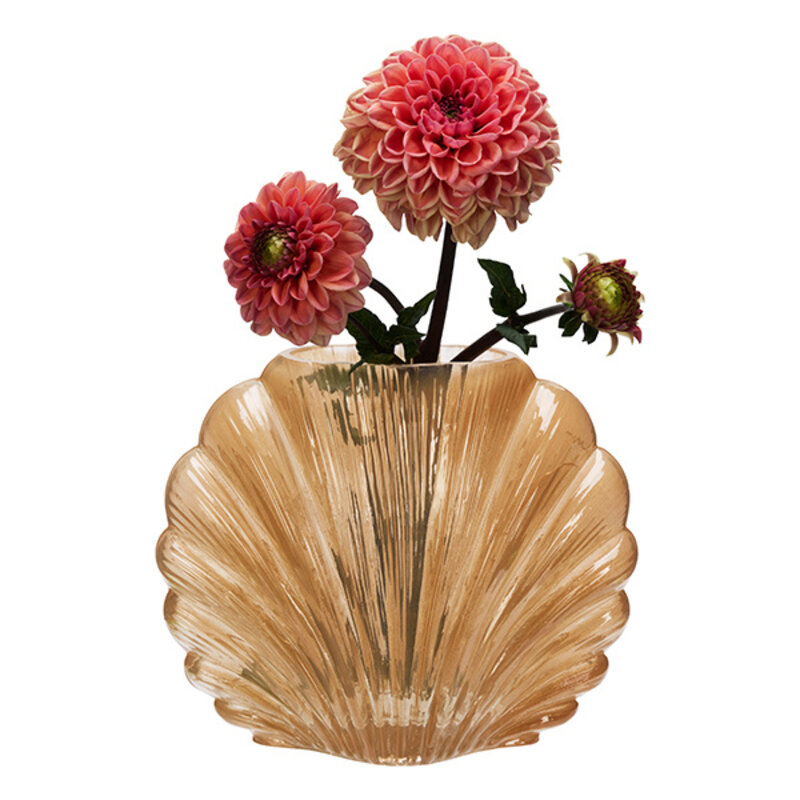 Madam Stoltz-collectie Glass vase Peach