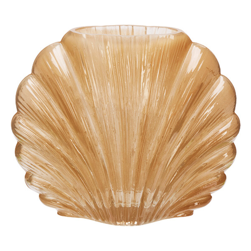 Madam Stoltz-collectie Glass vase Peach