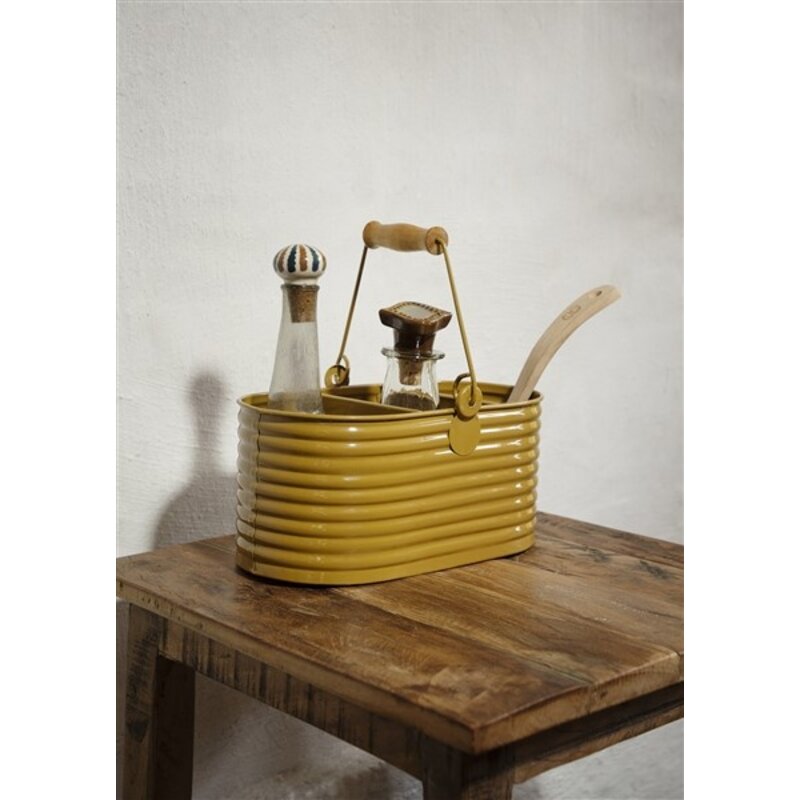Madam Stoltz-collectie Oval iron utensil holder Tapenade
