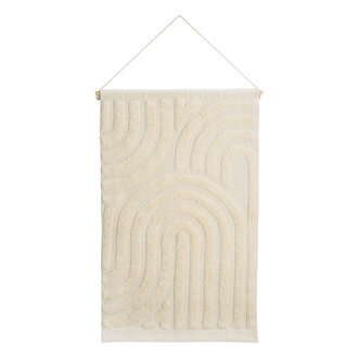 Madam Stoltz Tufted wall deco Vanilla