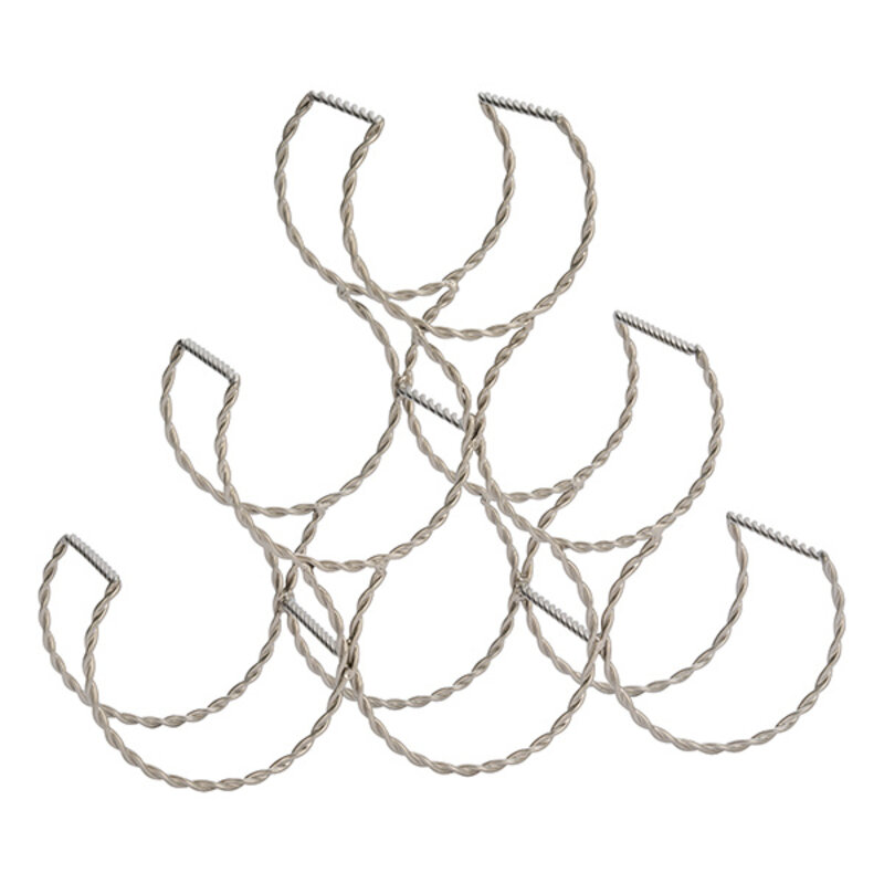 Madam Stoltz-collectie Iron bottle holder Steel