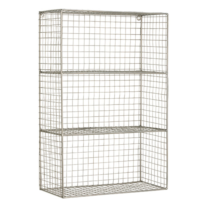 Madam Stoltz-collectie Iron wall shelf Steel