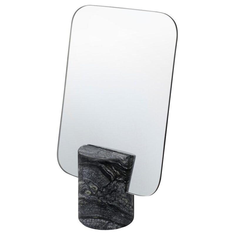 Mette Ditmer-collectie MARBLE spiegel zwart/grijs