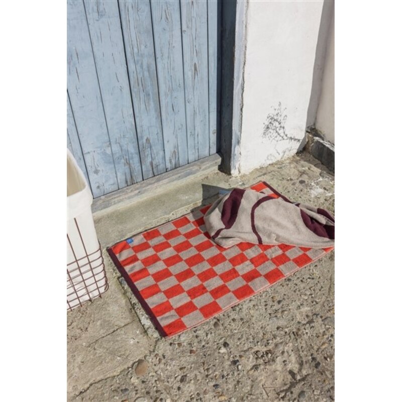 Mette Ditmer-collectie RETRO bath mat Dark orange