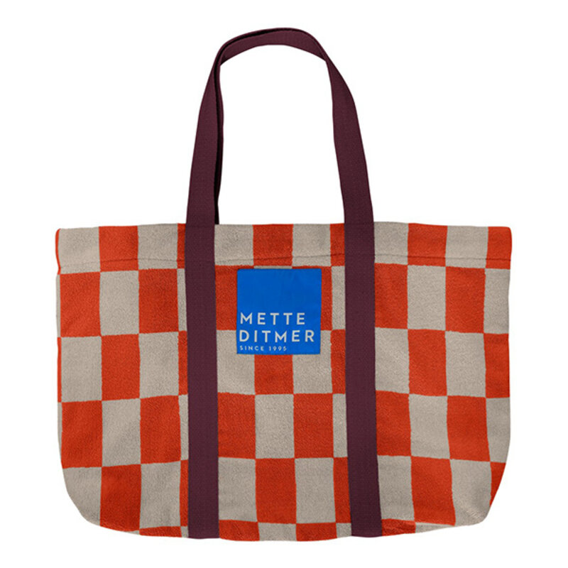 Mette Ditmer-collectie RETRO beach bag Dark orange