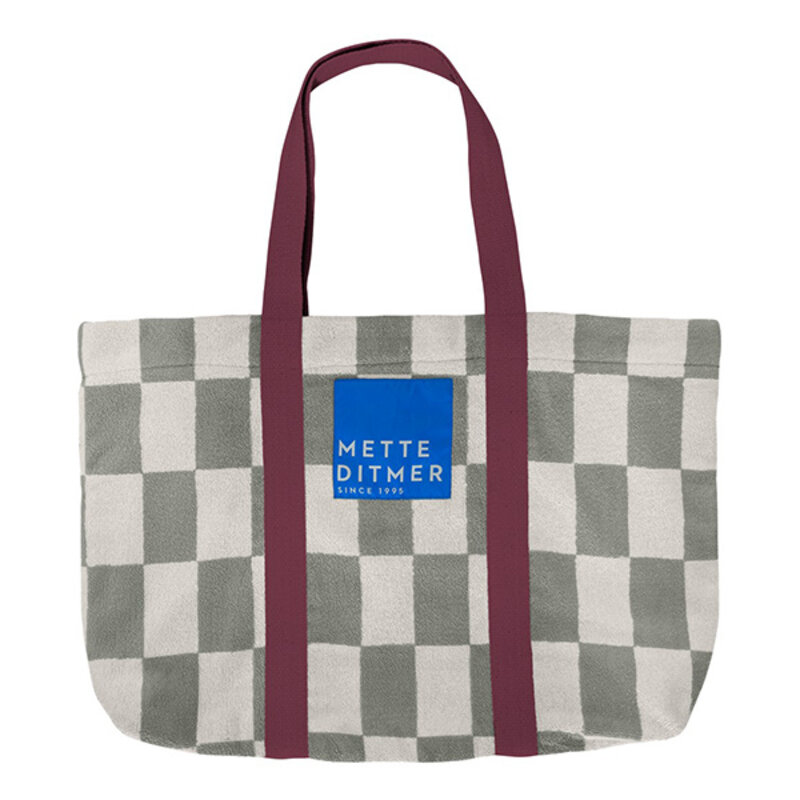 Mette Ditmer-collectie RETRO beach bag Sage green