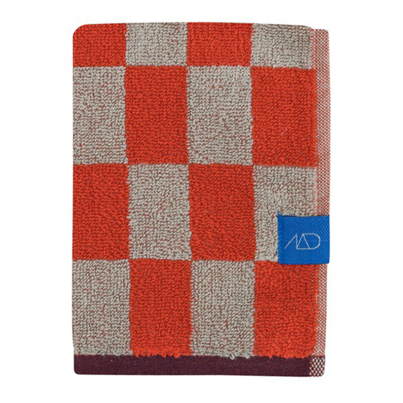 Mette Ditmer-collectie RETRO gastendoekjes, 2-pack Donkeroranje