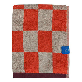 Mette Ditmer RETRO handdoek Donkeroranje