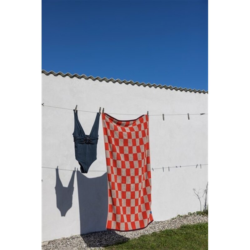 Mette Ditmer-collectie RETRO towel Dark orange