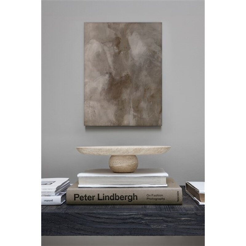Mette Ditmer-collectie TRAVERTINE pedestal Linen