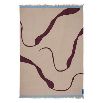 Mette Ditmer STUDIO plaid Wijn