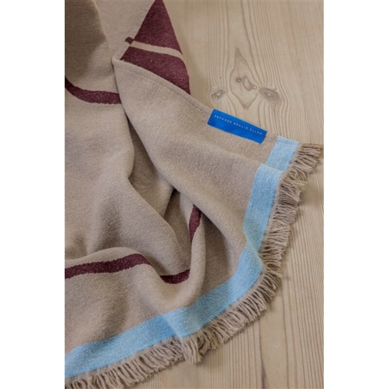 Mette Ditmer-collectie STUDIO plaid Wijn