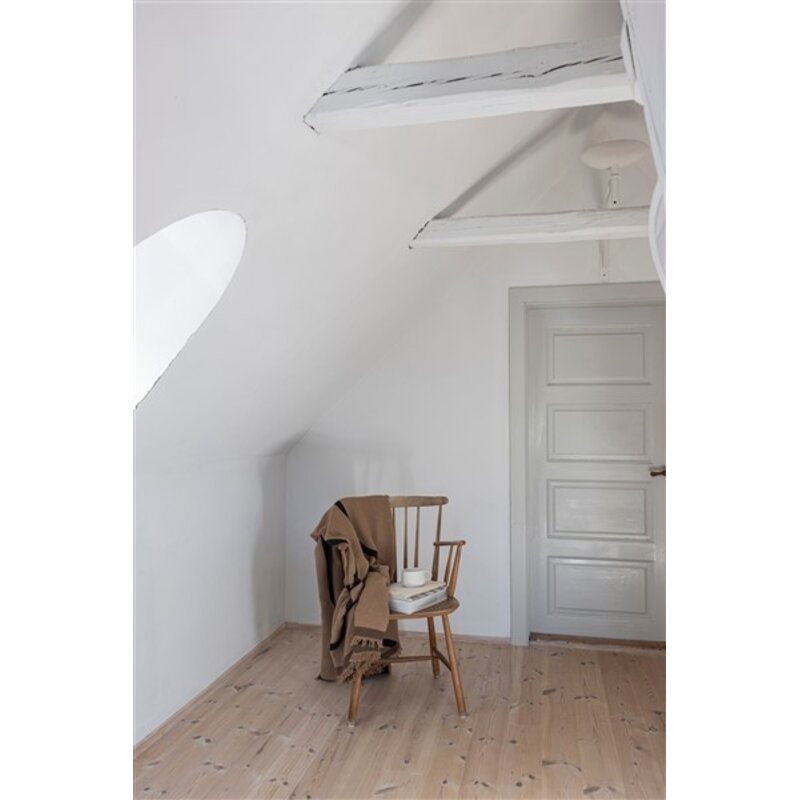 Mette Ditmer-collectie SHADOW plaid Latte / Zwart