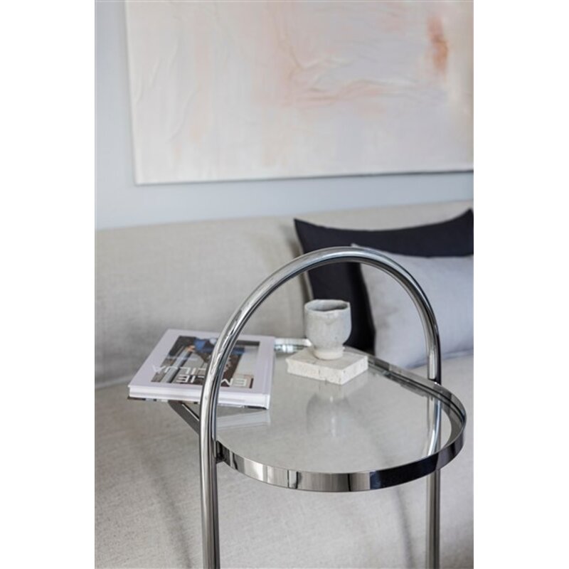 Mette Ditmer-collectie MOVES bijzettafel Chroom