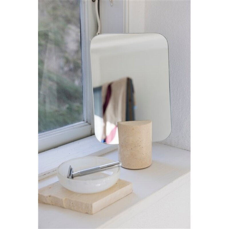 Mette Ditmer-collectie  TRAVERTINE mirror