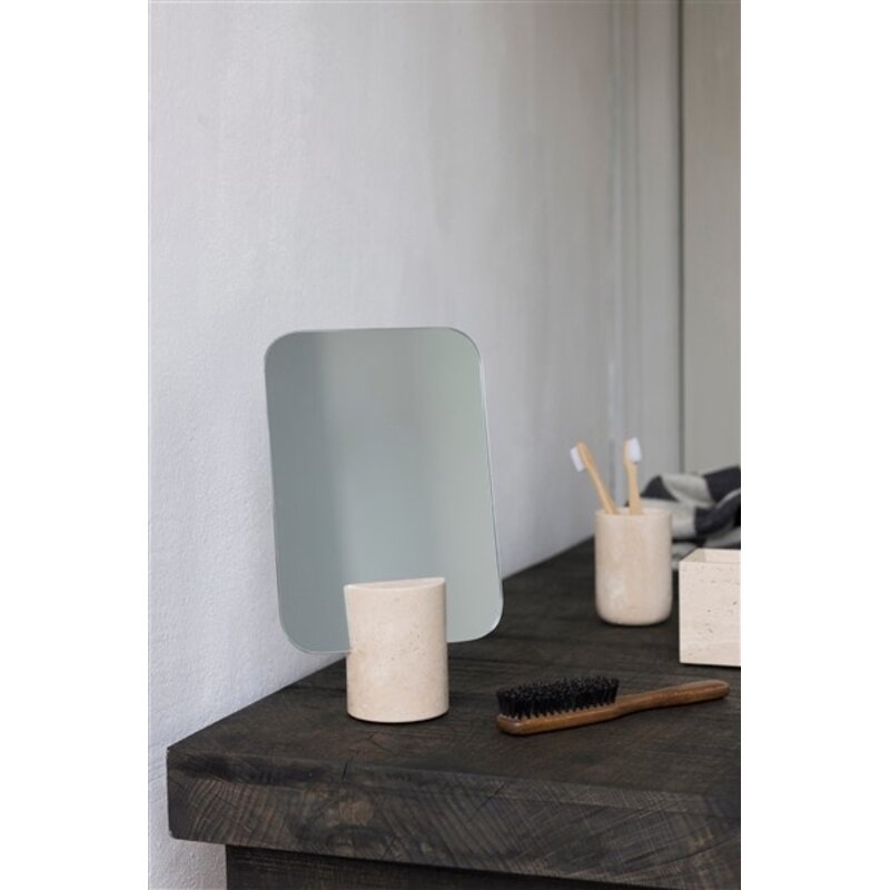 Mette Ditmer-collectie  TRAVERTINE mirror