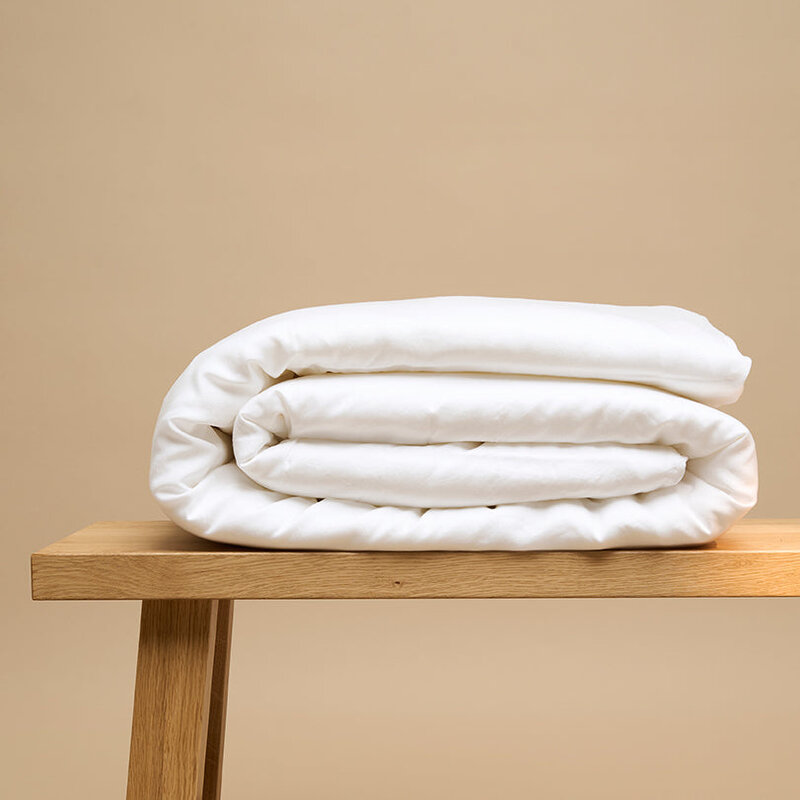 Coco & Cici  TENCEL Twill Dekbedovertrek Wit | + 2 kussenslopen 60x70