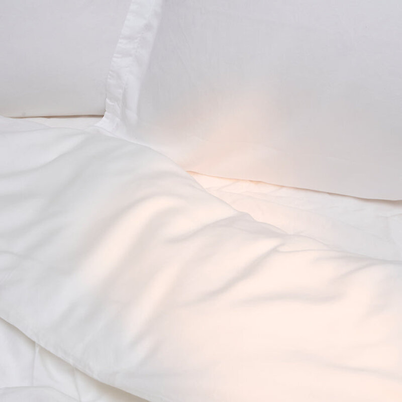 Coco & Cici Coco & Cici - TENCEL Twill Dekbedovertrek Wit | + 2 kussenslopen 60x70