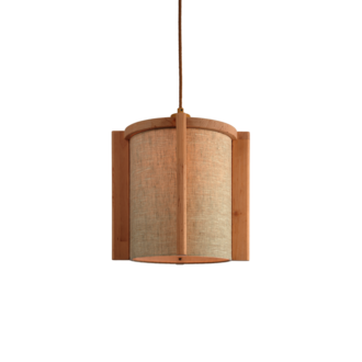 Good&Mojo Hanging lamp alderwood CORSICA, natural